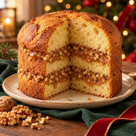 Dulce de leche y nueces