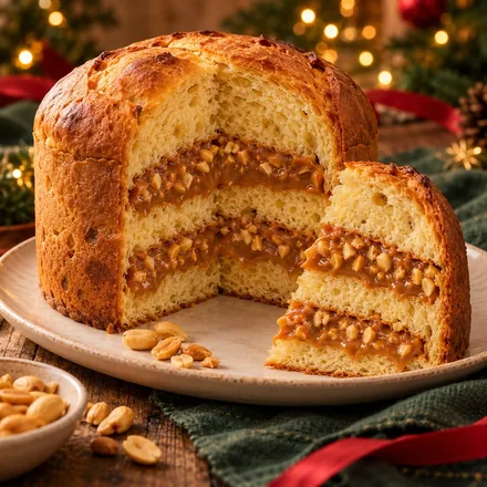 Maní y dulce de leche